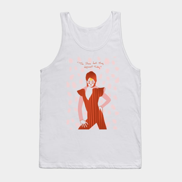 David Bowie - Iconic pose - Fashion Tank Top by London Colin